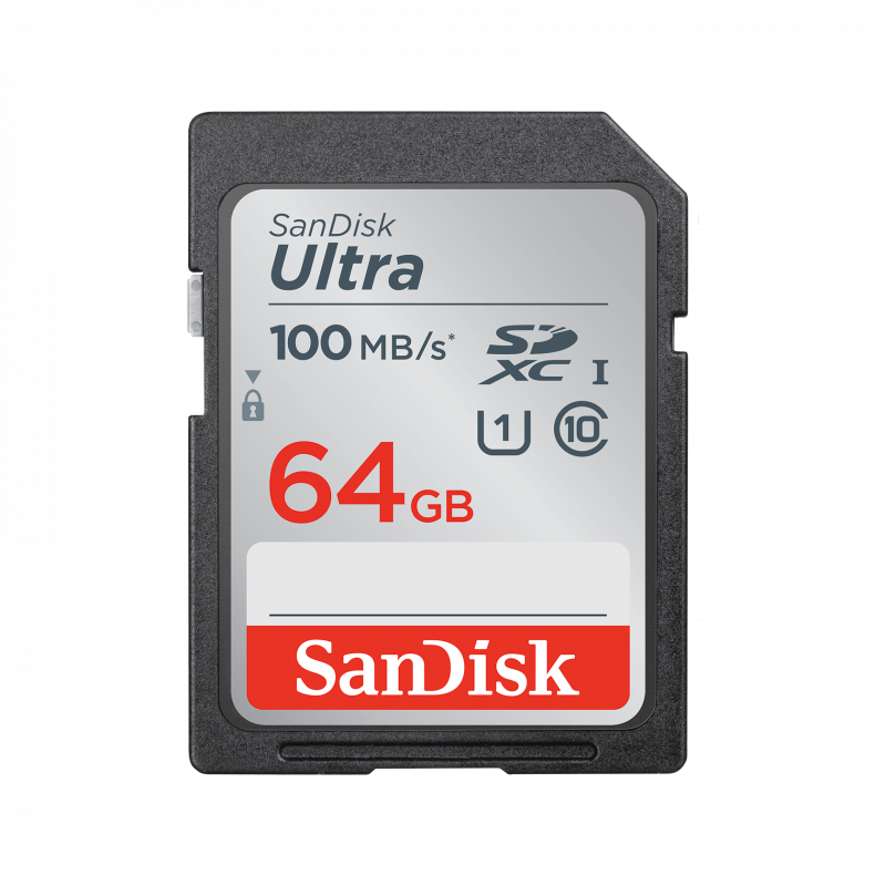 a Sandisk ultra SD card